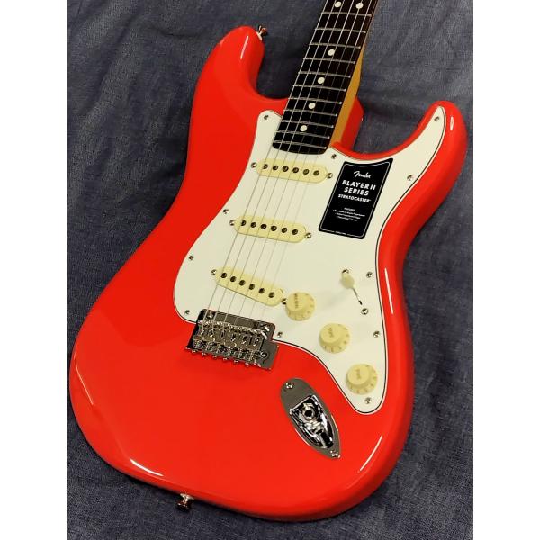 Fender Player II Stratocaster RW CRR Coral Red フェンダー