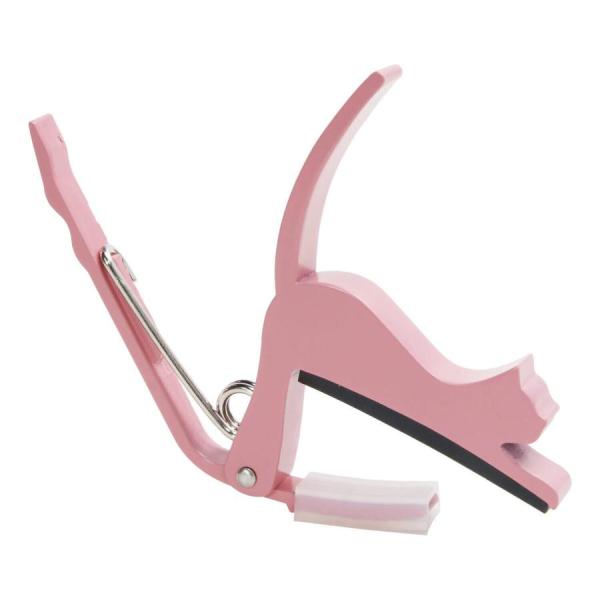 他サイト： KIKUTANI GC-NEKO PIK 猫カポ ピンク エレキギター/アコギ用 ネコ型 カポタスト カポ キクタニの商品画像