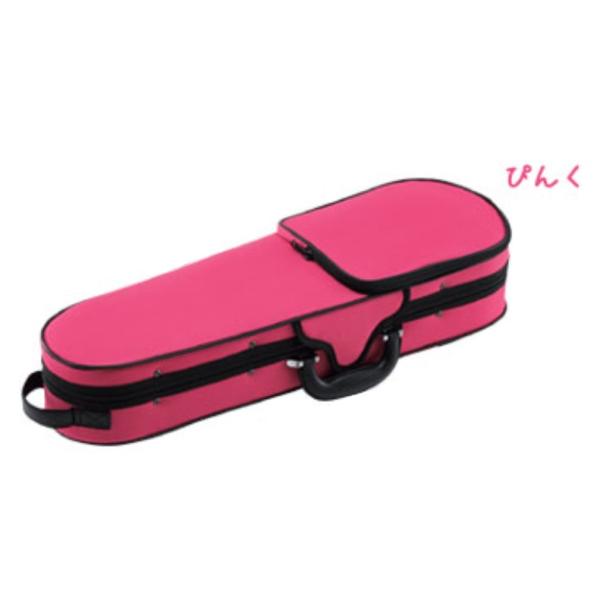 Carlo giordano TRC-100C DPK ぴんく バイオリン ケース 4/4用 カラフルマックシリーズ