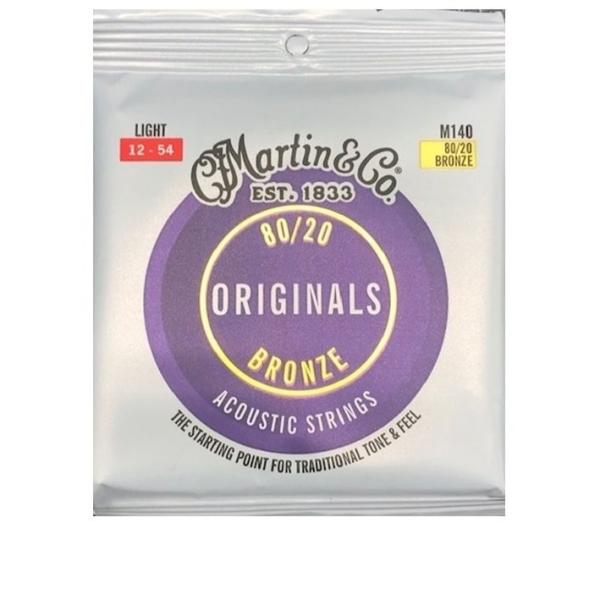 【弦×1セット】 MARTIN M140×1[12-54] ライトゲージ  アコギ弦
