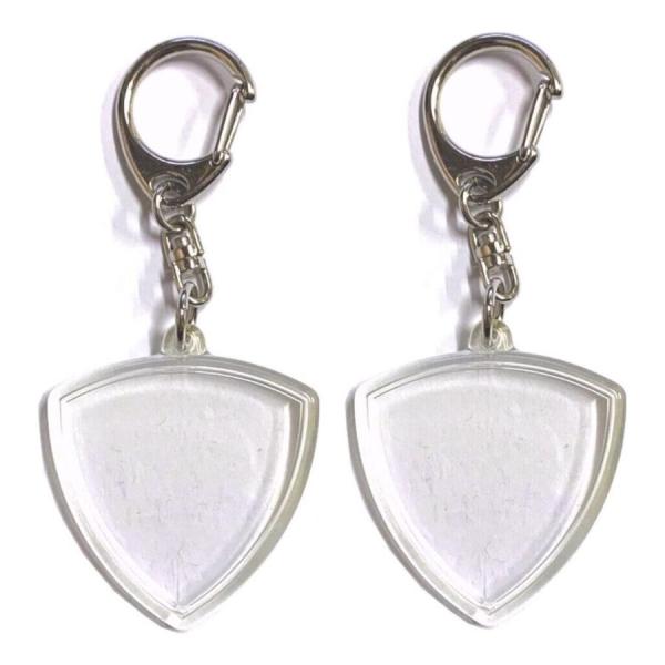 ピック・キーホルダー ハメパチ おにぎり型用/2個セット [日本製] お好きなギターピックをキーホルダーに! ピックケース