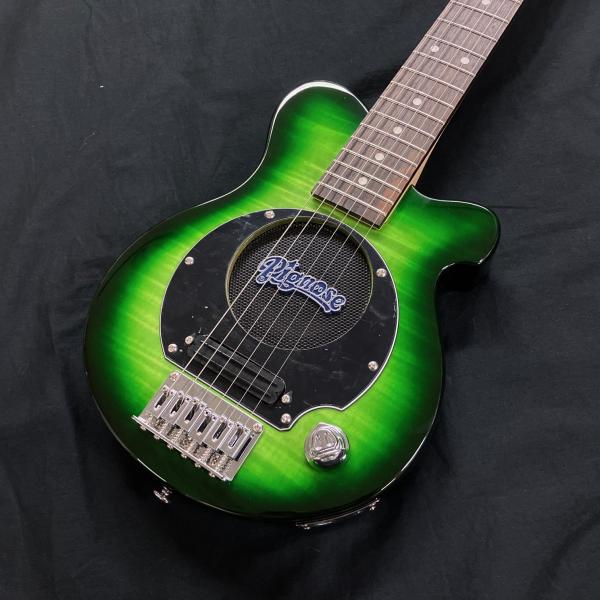 アウトレット特価 Pignose PGG-200FM/SGR(See-through Green) アンプ内蔵 ピグノーズ