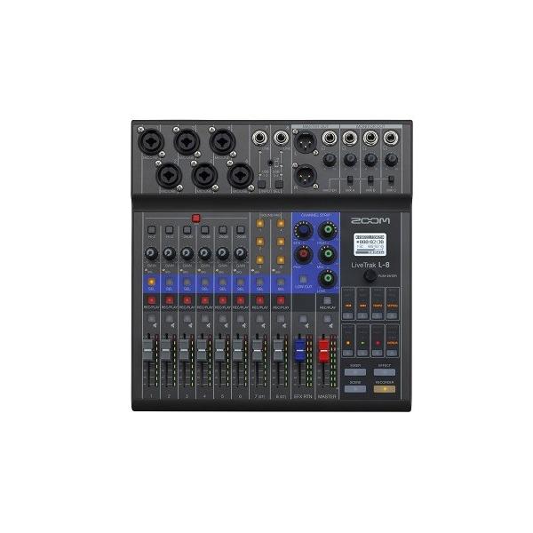 ズーム（zoom） ZOOM LiveTrak L-8 8チャンネル仕様のライブミキサー