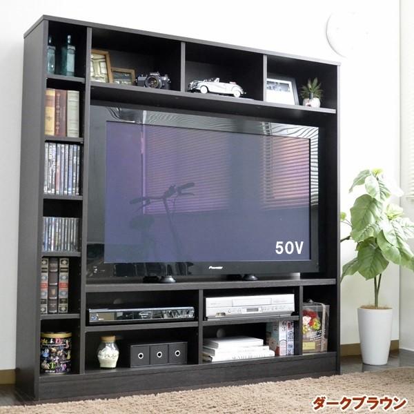 壁面収納付きテレビボード ハイタイプ TVB-135 壁面収納付きテレビ