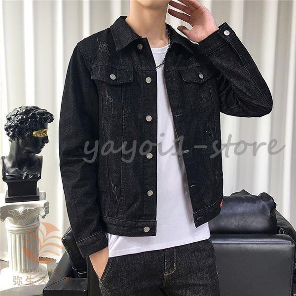 デニムジャケット メンズ ジージャン Gジャン 秋服 アウター 秋ジャケット メンズファッション 代 30代 40代 50代 秋冬 Aime47c エマーブルストア 通販 Yahoo ショッピング