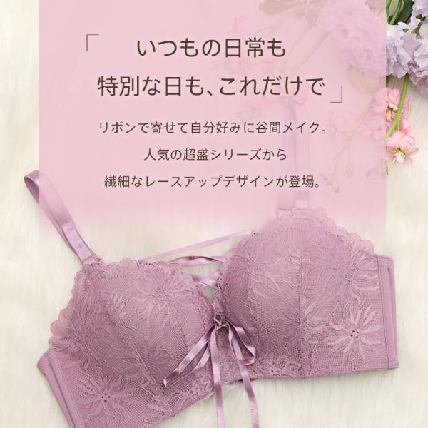 ノンワイヤーブラ ブラジャー ショーツセット キャンペーンもお見逃しなく ノンワイヤー 超盛りブラ ブラショーツセット ブラジャーamp ショーツ レース エメフィール