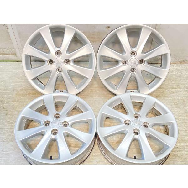 中古ホイール 4本 ダイハツ純正 16x4.5 45 100-4穴 中古アルミホイール