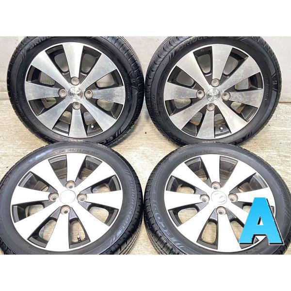 165/55R14 スズキ純正ホイールとブリジストン SUZUKI スズキ 純正タイヤホイール 4本セット BRIDGESTONE