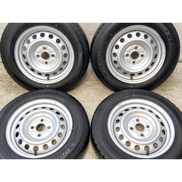 DUNLOP 155/80R14 LTサマータイヤ 4本セット　未使用品　新品 DUNLOP 中古タイヤ サマータイヤ ホイールセット 4本セット 155