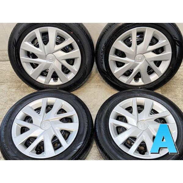 DUNLOP☆エナセーブ155/65/14夏タイヤホンダ純正ホイール中古 DUNLOP（ダンロップ） 中古タイヤ サマータイヤ ホイールセット 4本