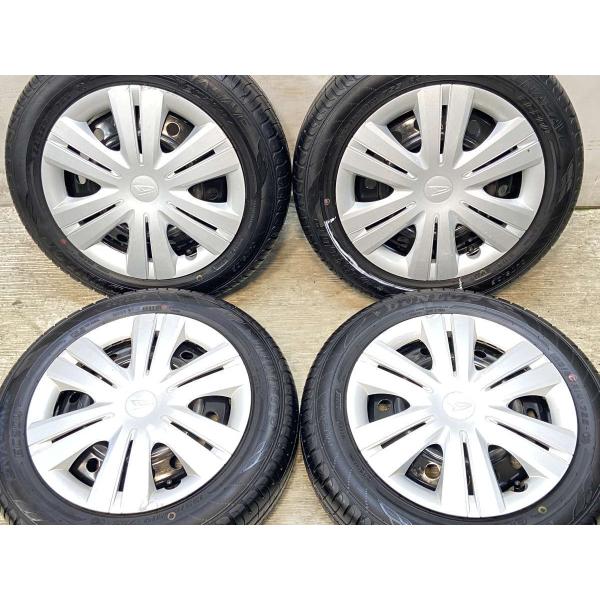 DUNLOP 中古タイヤ サマータイヤ ホイールセット 4本セット 155