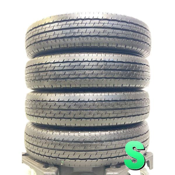 サマータイヤ DUNLOP 155/80R14 88/86S LT DUNLOP（ダンロップ） 中古タイヤ サマータイヤ 4本セット 155/80R14