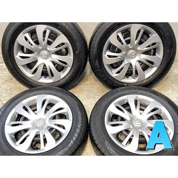 DUNLOP 中古タイヤ サマータイヤ ホイールセット 4本セット 185