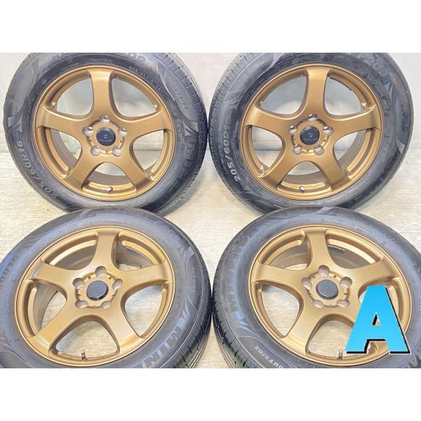 中古タイヤ サマータイヤ ホイールセット 4本セット 205/60R16