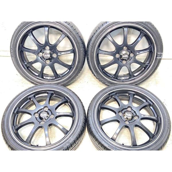 Kumho タイヤ2024,Euro Sport 16インチ ホイルセットバリ山 KUMHO（クムホ） 中古タイヤ サマータイヤ ホイールセット 4本セット