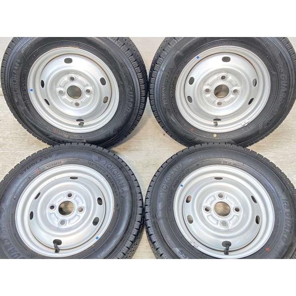 【Ayu】TOPRUN スタッドレスタイヤホイールセット 14インチ 2本 BRIDGESTONE W300 145/80R12 80/78N スタッドレスタイヤ アルミ