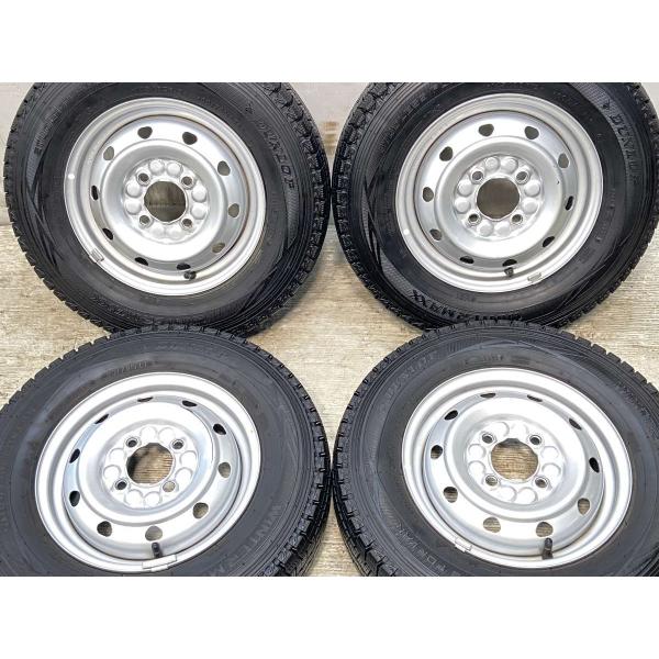 ②ダンロップ145/80r1280/78N LT中古スタッドレスタイヤ4本セット ②ダンロップ145/80r1280/78N LT中古スタッドレスタイヤ4本セット