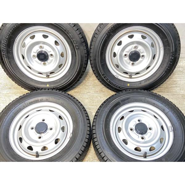 送料無料 ブリヂストン 145/80R12 LT 中古 冬タイヤ スタッドレス1 送料無料 ブリヂストン 145/80R12 LT 中古 冬タイヤ スタッドレス1