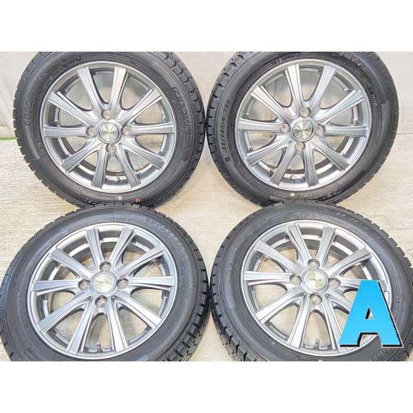 中古タイヤ スタッドレスタイヤ ホイールセット 4本セット 155 中古タイヤ スタッドレスタイヤ ホイールセット 4本セット 155