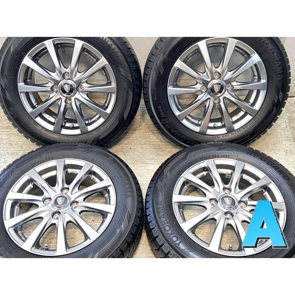 マナレイスポーツ　175/65R14　ヨコハマ　スタッドレスタイヤ　4本 ヨコハマタイヤ 中古タイヤ スタッドレスタイヤ ホイールセット