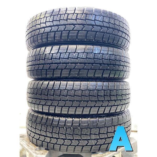 44 DUNLOP WM02 155/65R14 9.5分目 スタッドレス DUNLOP（ダンロップ） 中古タイヤ スタッドレスタイヤ 2本セット 155