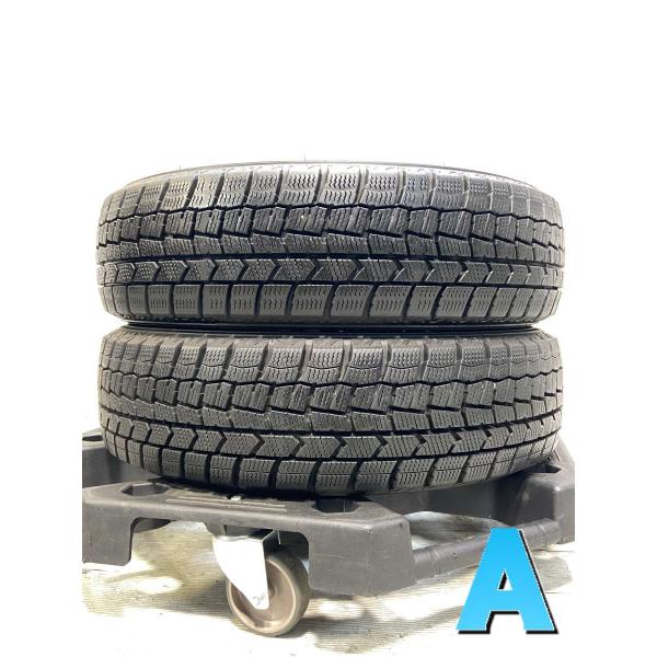 中古155/65R14ダンロップスタッドレスタイヤセット DUNLOP（ダンロップ） 中古タイヤ スタッドレスタイヤ 2本セット 155