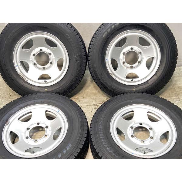 美品 タイヤ 2本セット BRIDGESTONE 195/80R15 日本製 v600-1958015-4_25r.jpg