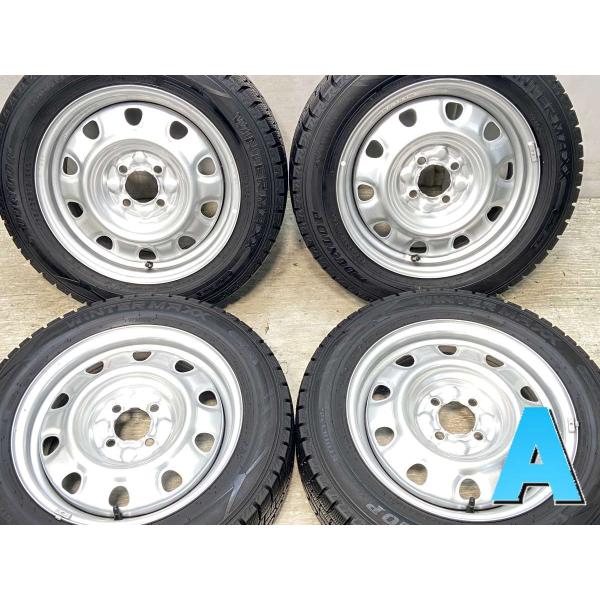 DUNLOP 中古タイヤ スタッドレスタイヤ ホイールセット 4本セット 175