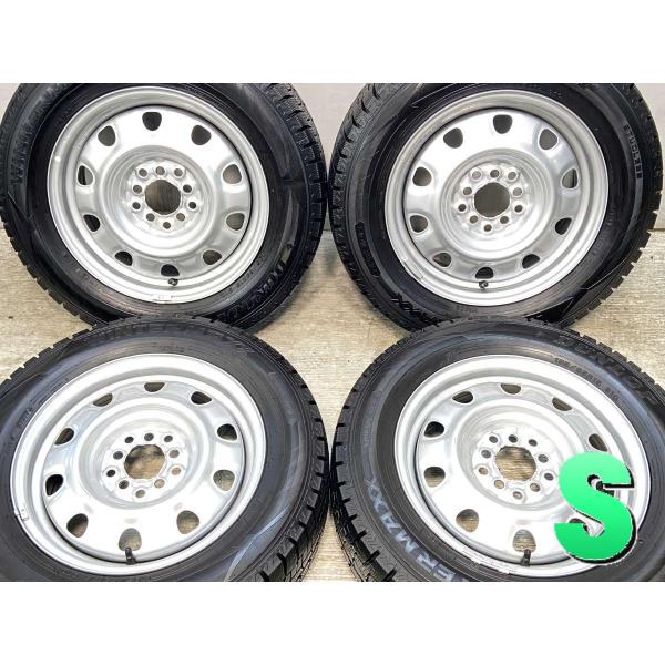 DUNLOP 中古タイヤ スタッドレスタイヤ ホイールセット 4本