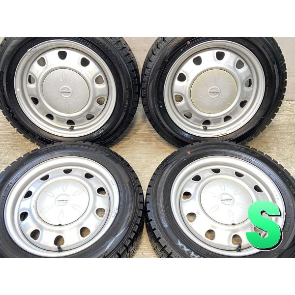 DUNLOP 中古タイヤ スタッドレスタイヤ ホイールセット 4本