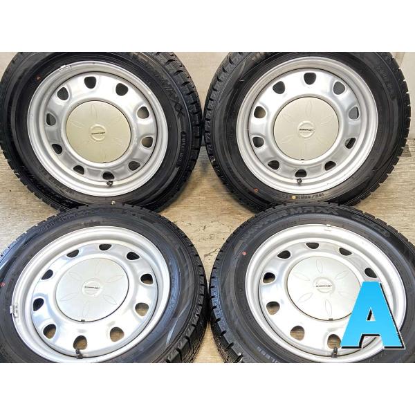 ★DUNLOP WINTER185/65R15スタッドレスタイヤホイール付4本★ DUNLOP（ダンロップ） 中古タイヤ スタッドレスタイヤ ホイールセット