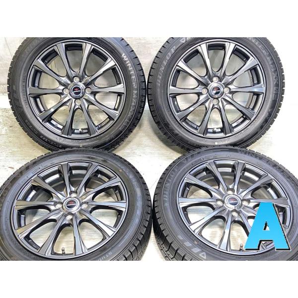 AIRNOVA ホイール付き　スタッドレスタイヤ　4本セット　16インチ DUNLOP（ダンロップ） 中古タイヤ スタッドレスタイヤ ホイールセット