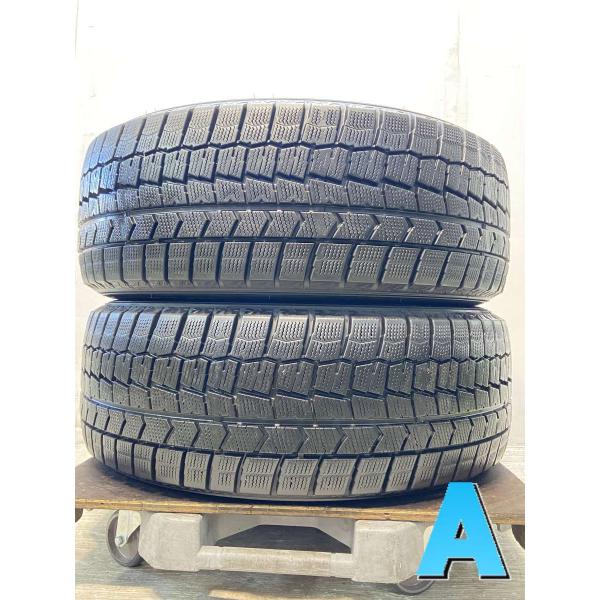 DUNLOP 中古タイヤ スタッドレスタイヤ 2本セット 215/55R17