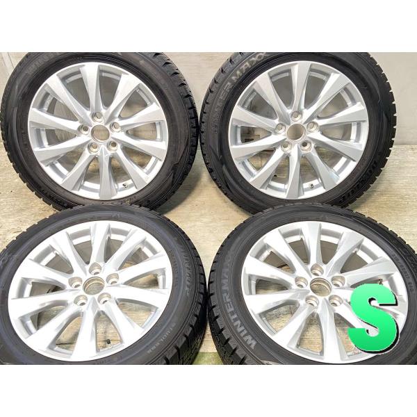 DUNLOP スタッドレスタイヤ 215/55R17【中古：9.5残】 DUNLOP 中古タイヤ スタッドレスタイヤ ホイールセット 4本