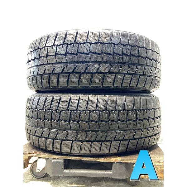 DUNLOP 中古タイヤ スタッドレスタイヤ 2本セット 215/55R17