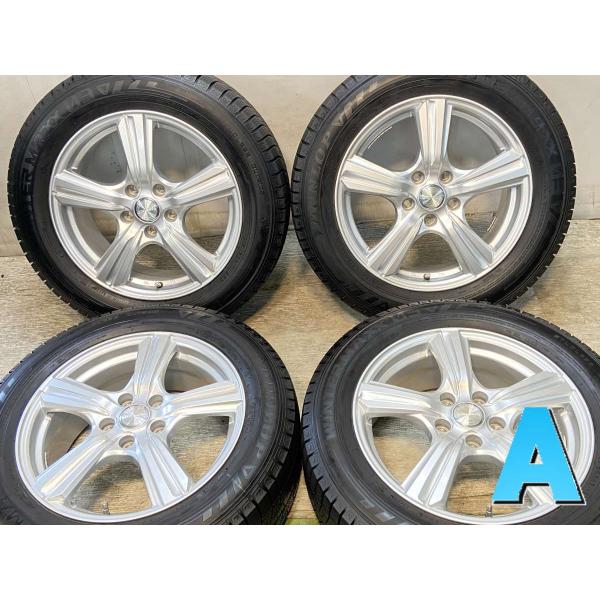 DUNLOP スタッドレスタイヤ中古品215 60/R17 DUNLOP 中古タイヤ スタッドレスタイヤ ホイールセット 4本