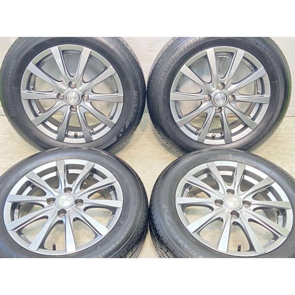 中古タイヤ サマータイヤ ホイールセット 4本セット 175/65R15  　 GRASS 15x5...