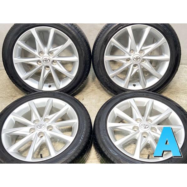 215/50R17ダンロップのサマータイヤと日本製ホイール4本中古セット DUNLOP（ダンロップ） 中古タイヤ サマータイヤ ホイールセット 4本
