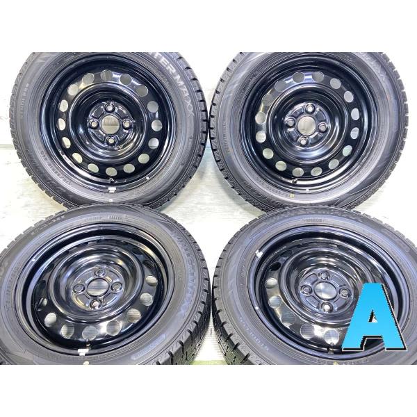 【お電話番号必須】中古スタッドレスタイヤホイールセット【175/65R15 DUNLOP WM03】[15x5.5+45 100/4H 社外 バルミナ] 4本SET DUNLOP（ダンロップ） 中古タイヤ スタッドレスタイヤ ホイールセット