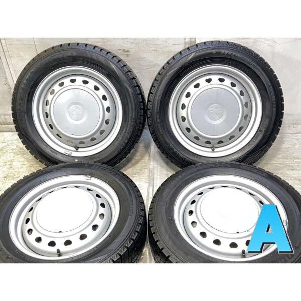 送料込 新車外し ダンロップ 185/65r15 中古タイヤ4本 DUNLOP（ダンロップ） 中古タイヤ スタッドレスタイヤ ホイールセット