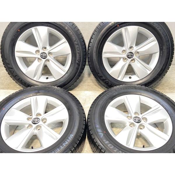 ハリアー等に！ラブリオントヨタ専用+ダンロップ製225/65R17スタッドレス！ DUNLOP（ダンロップ） 中古タイヤ スタッドレスタイヤ ホイールセット