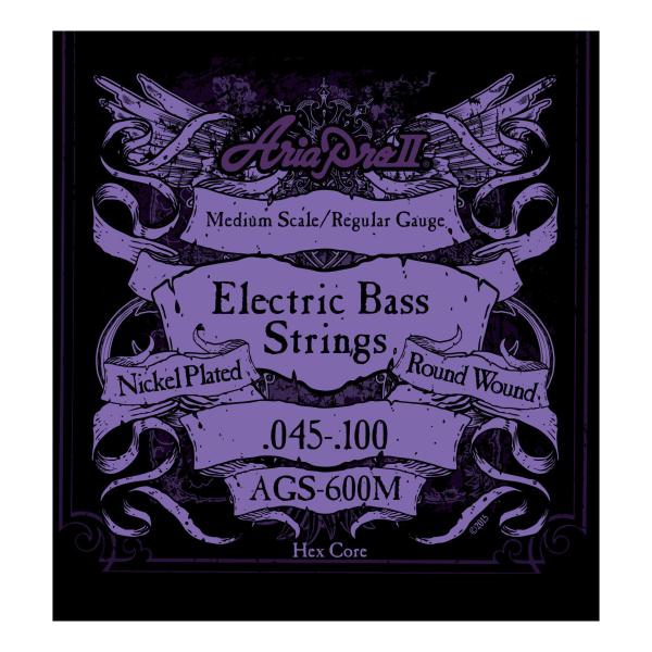他サイト： [弦×1セット]ARIA AGS-600M エレキベース弦[45-100]/メール便発送・代金引換不可の商品画像
