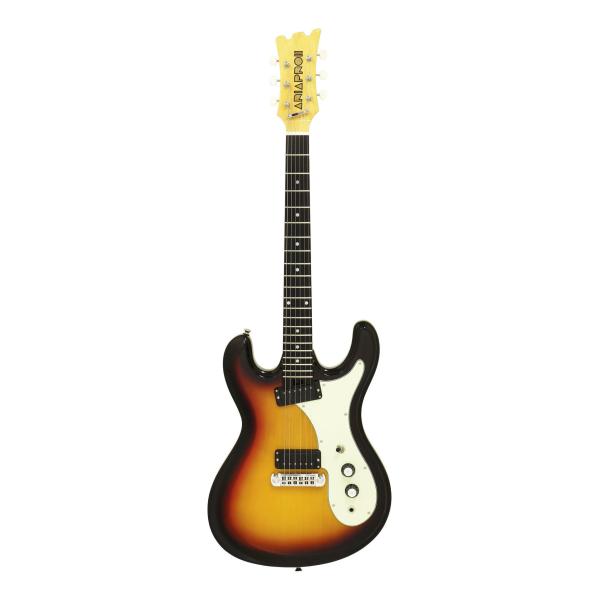 Aria ProII DM-206 3TS (3Tone Sunburst) エレキギター/ケース付