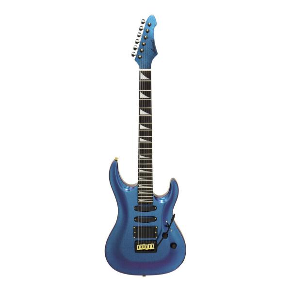 Aria Proll ProII MAC-CC BLPP(Blue/Purple) エレキギター 角度