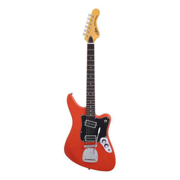 ARIA RETRO-1532J FSRD (Fiesta Red) レトロ調 ビザールテイスト エレキギター/ケース付