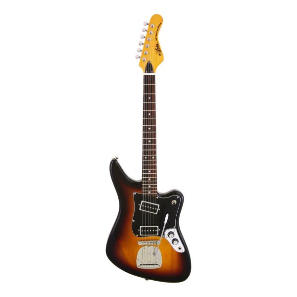 Aria RETRO-1532J 3TS(3 Tone Sunburst) レトロ調 ビザールテイスト エレキギター/ケース付