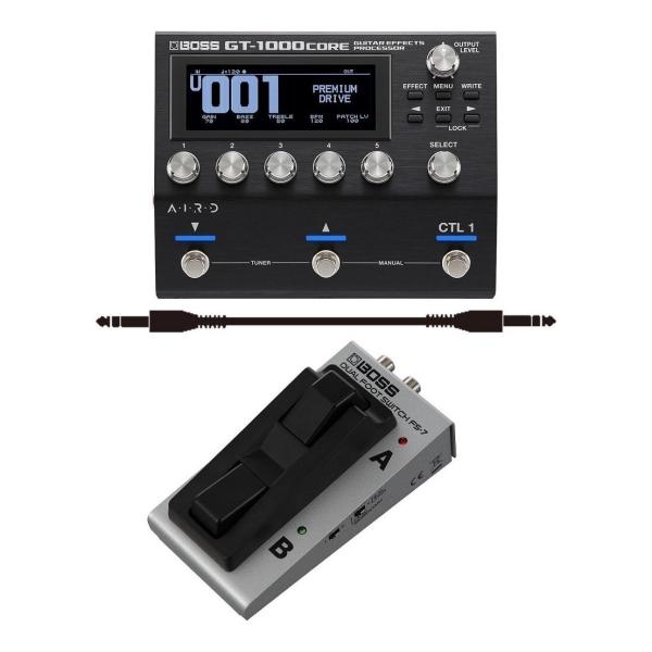 BOSS GT-1000CORE+フットスイッチ/FS-7+接続ケーブル 最高峰の