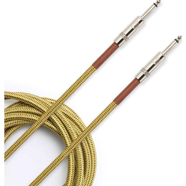 D'Addario PW-BG-20TW [6.1m S/S] Custom Series Braided Instrument Cables M^[ P[u