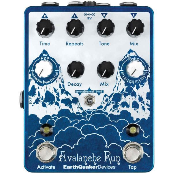 EarthQuaker Devices Avalanche Run ステレオディレイ＆リバーブ