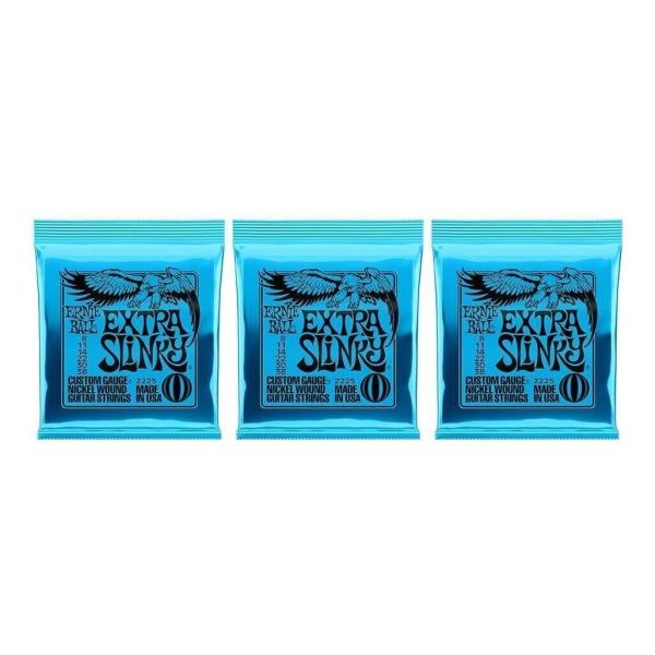 [GLM^[×3Zbg]ERNIE BALL 2225×3Zbg EXTRA SLINKY[08-38]/[֔Es
